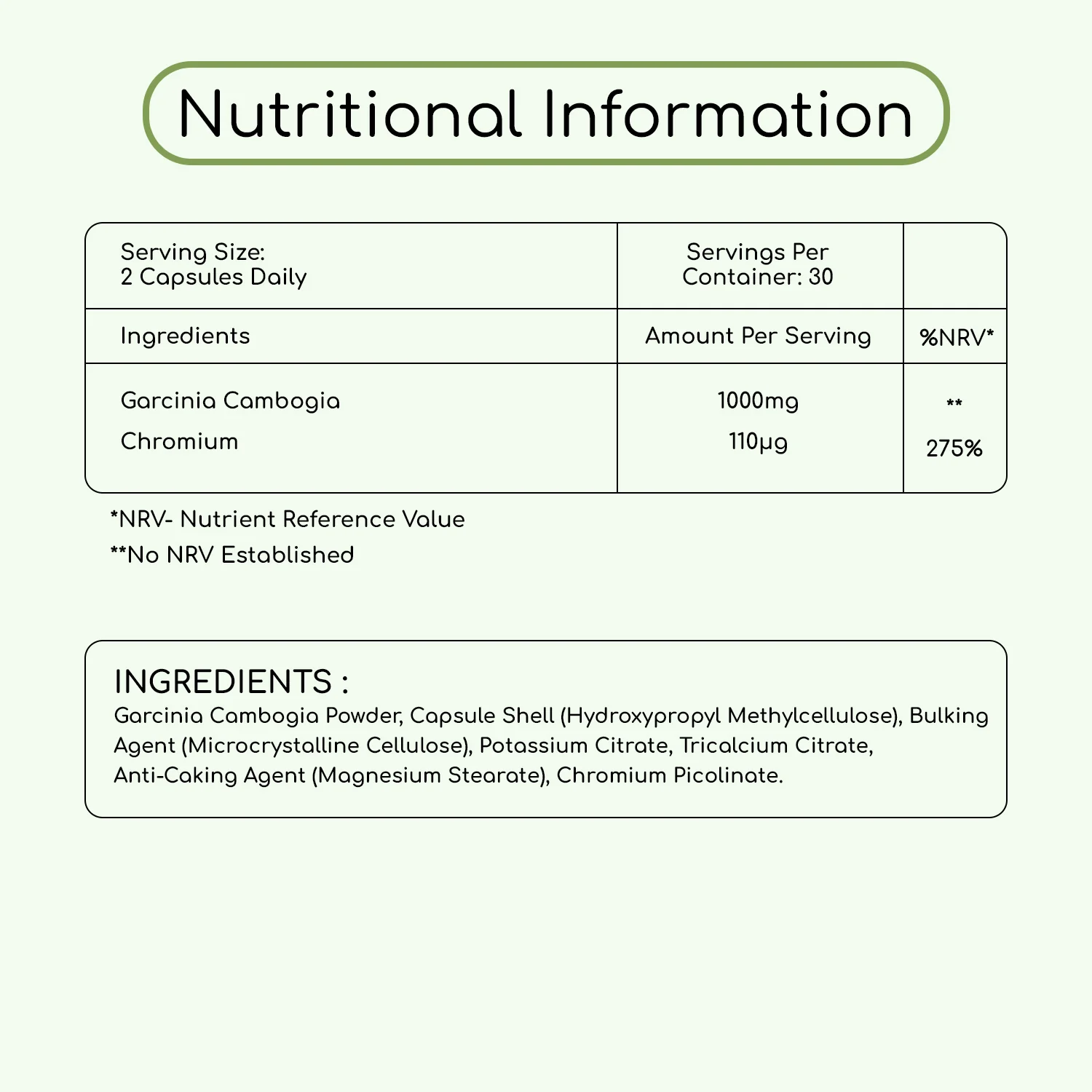 Garcinia Cambogia with Chromium - Image 3