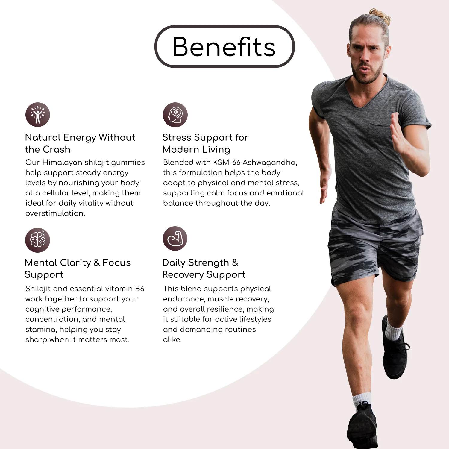 Himalayan Shilajit Gummies with KSM-66 Ashwagandha - Image 2