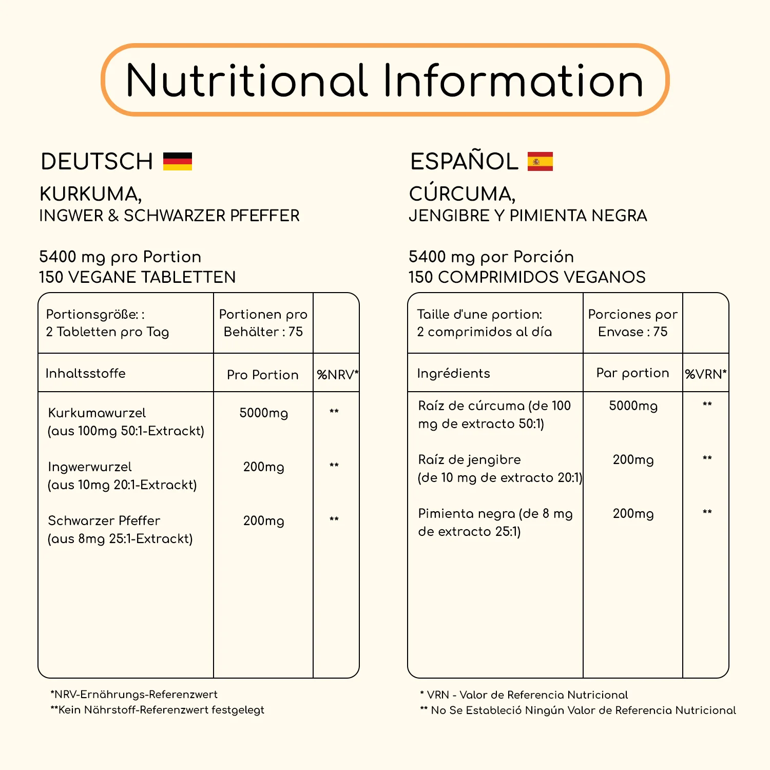 Turmeric Ginger and Black Pepper Tablets 5400mg - Image 6